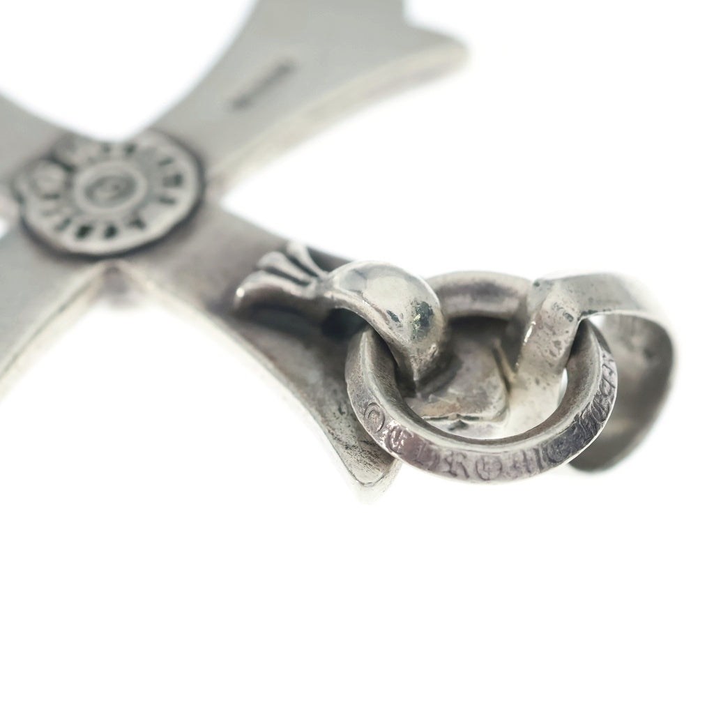 CHROME HEARTS(クロムハーツ) CH CRS LG W/BALE Wベイル ラージCHクロスペンダントトップ シルバー BCA215
