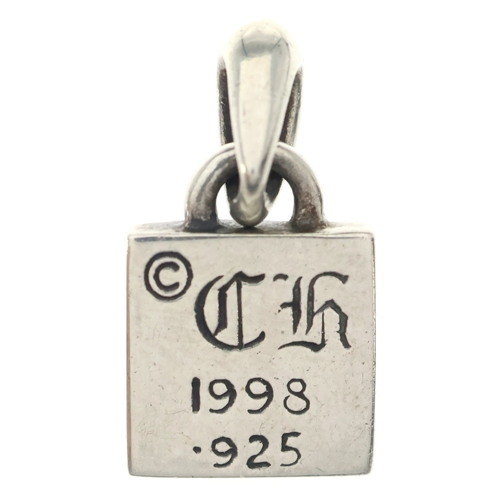 CHROME HEARTS(クロムハーツ) FRAMED CH PLUS 1DIA フレームドCHプラス チャーム 1ダイヤ ペンダントトップ シルバー