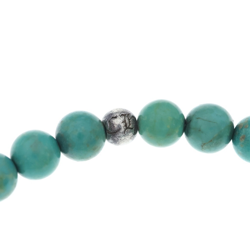 CHROME HEARTS(クロムハーツ) 8mm BEAD ビーズブレスレット ブルー