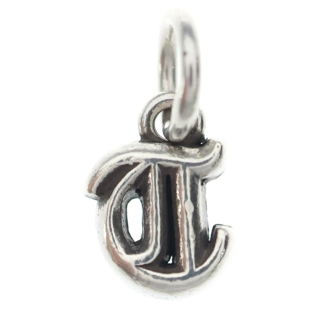 CHROME HEARTS(クロムハーツ) STACK ALPHABET T アルファベット スタックチャーム Tイニシャル ペンダントトップ シルバー