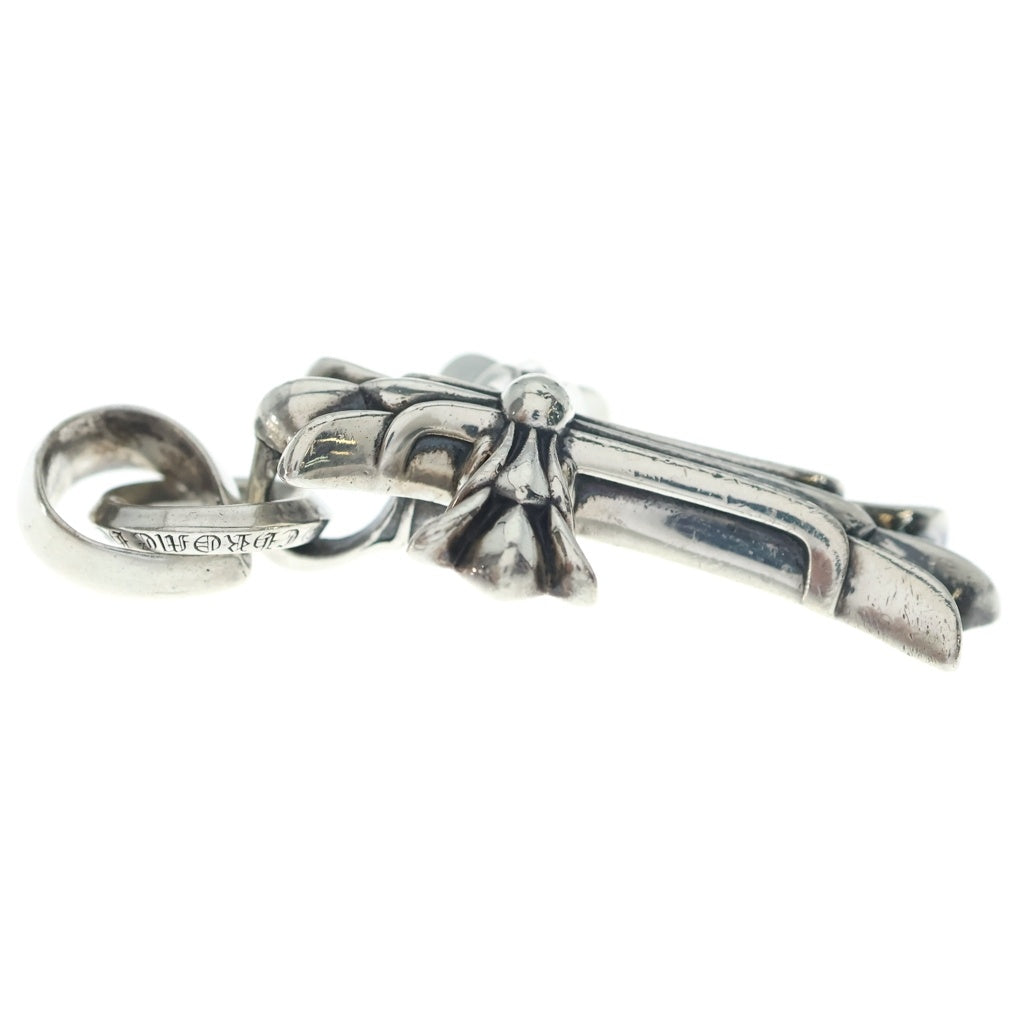 CHROME HEARTS(クロムハーツ) DBL CH CRS SML W BALE Wベイル ダブルCHクロス ペンダントトップ シルバー