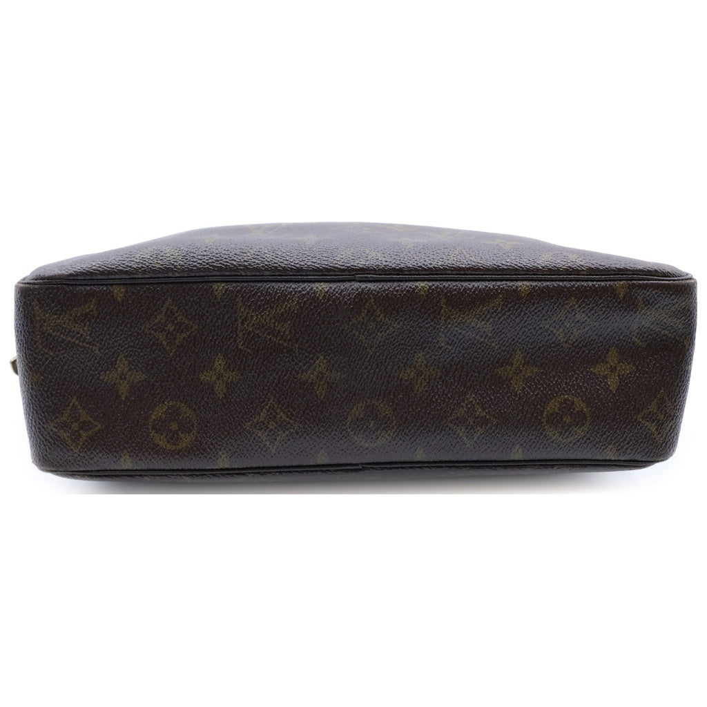 LOUIS VUITTON(ルイヴィトン) モノグラム トゥルーストワレット セカンドバッグ クラッチバッグ ケース ポーチ ブラウン PVC レザー ゴールド金具 M47524 レディース