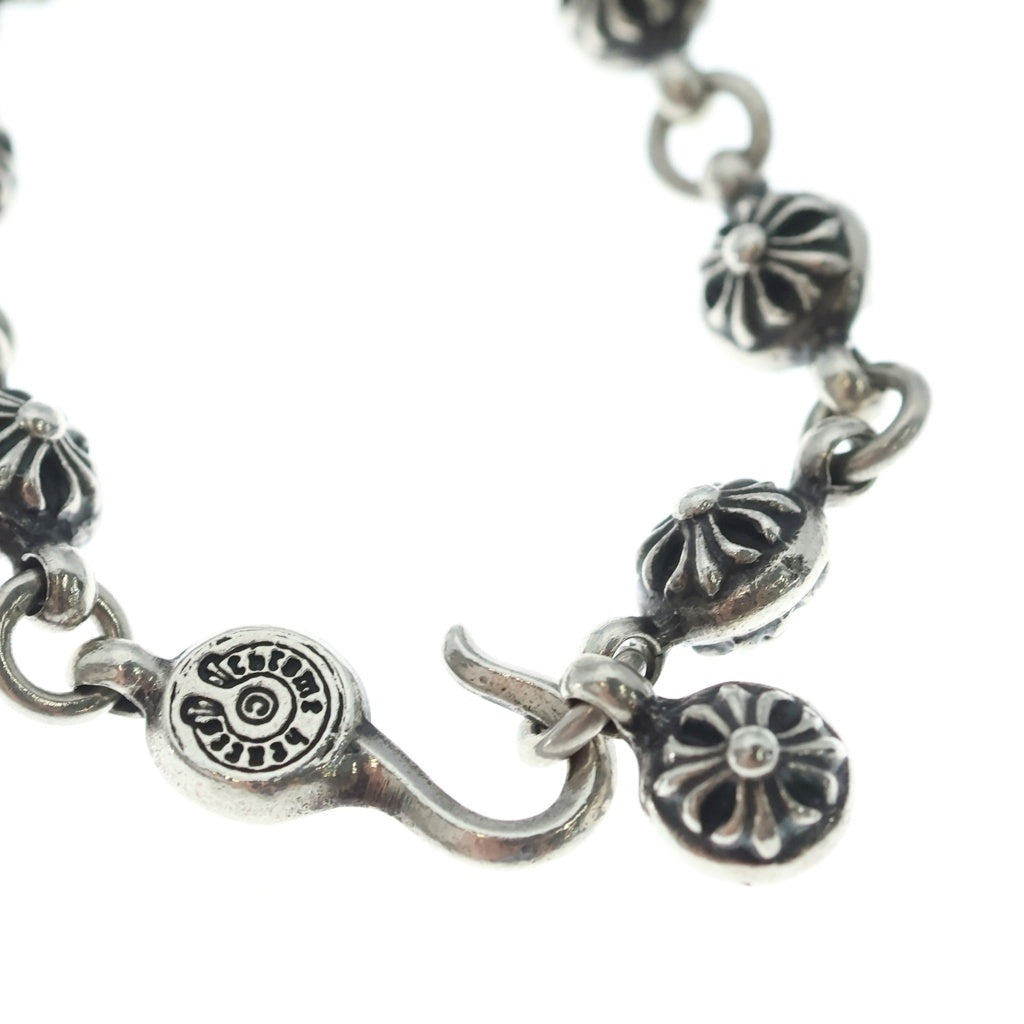 CHROME HEARTS(クロムハーツ) #1 CRSBL BS FLUER クロスボールチェーン BSフレア ネックレス シルバー