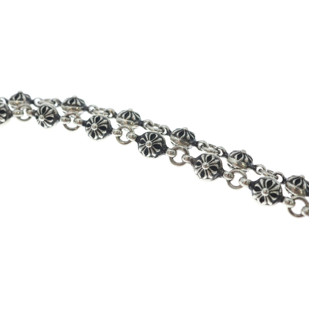 CHROME HEARTS(クロムハーツ) #1 CRSBL BS FLUER クロスボールチェーン BSフレア ネックレス シルバー