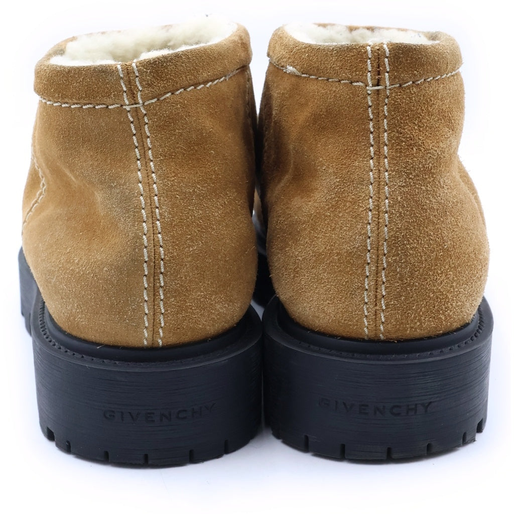 GIVENCHY(ジバンシィ) Storm suede ankle boots ストーム エアード アンクルブーツ ブラウン FR 0293