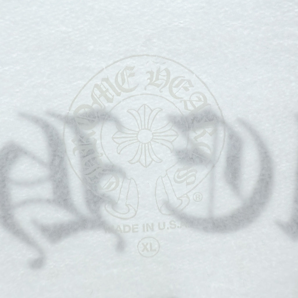 CHROME HEARTS(クロムハーツ) BACK ARCH LOGO USA ZIP UP HOODIE バックアーチロゴ ジップアップパーカー ホワイト