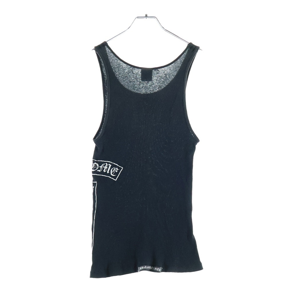 CHROME HEARTS(クロムハーツ) OLD T-BAR LOGO TANK TOP オールド Tバー プリントタンクトップ ブラック