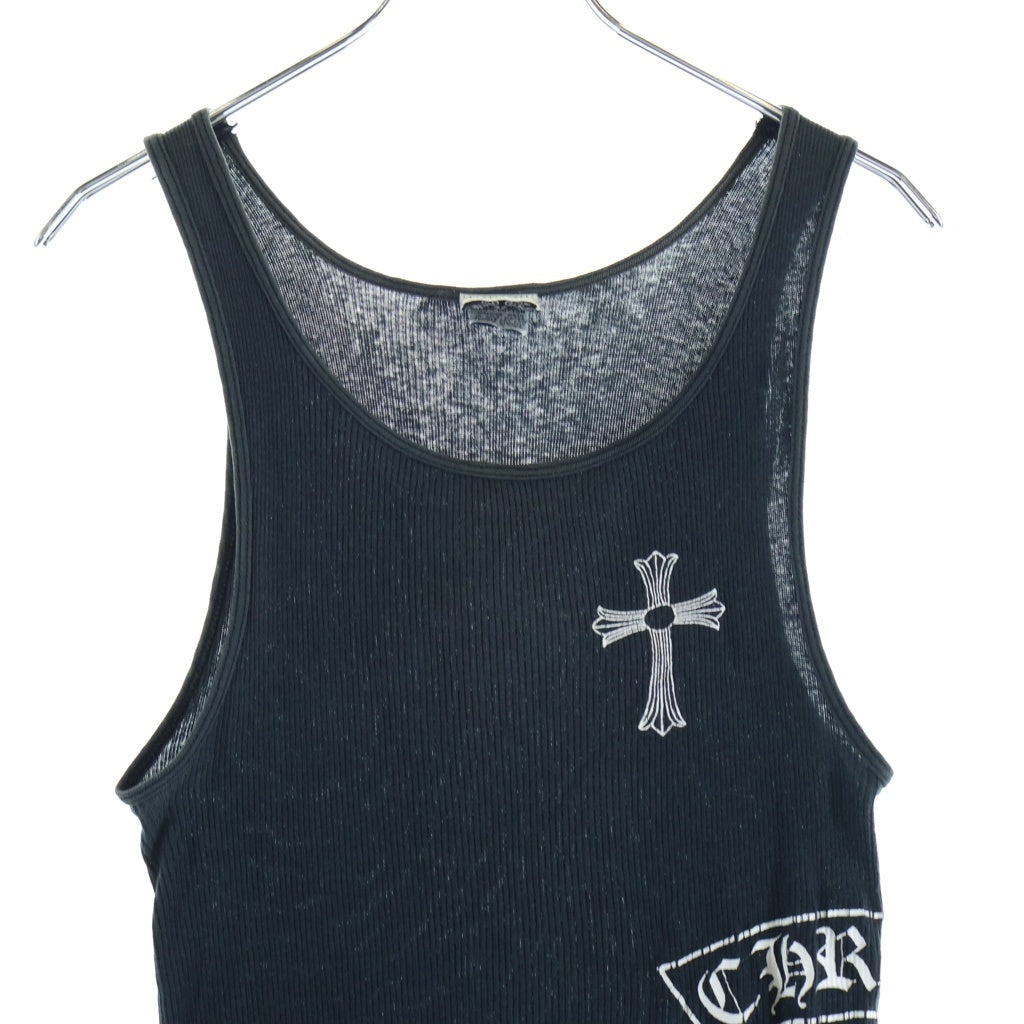 CHROME HEARTS(クロムハーツ) OLD T-BAR LOGO TANK TOP オールド Tバー プリントタンクトップ ブラック
