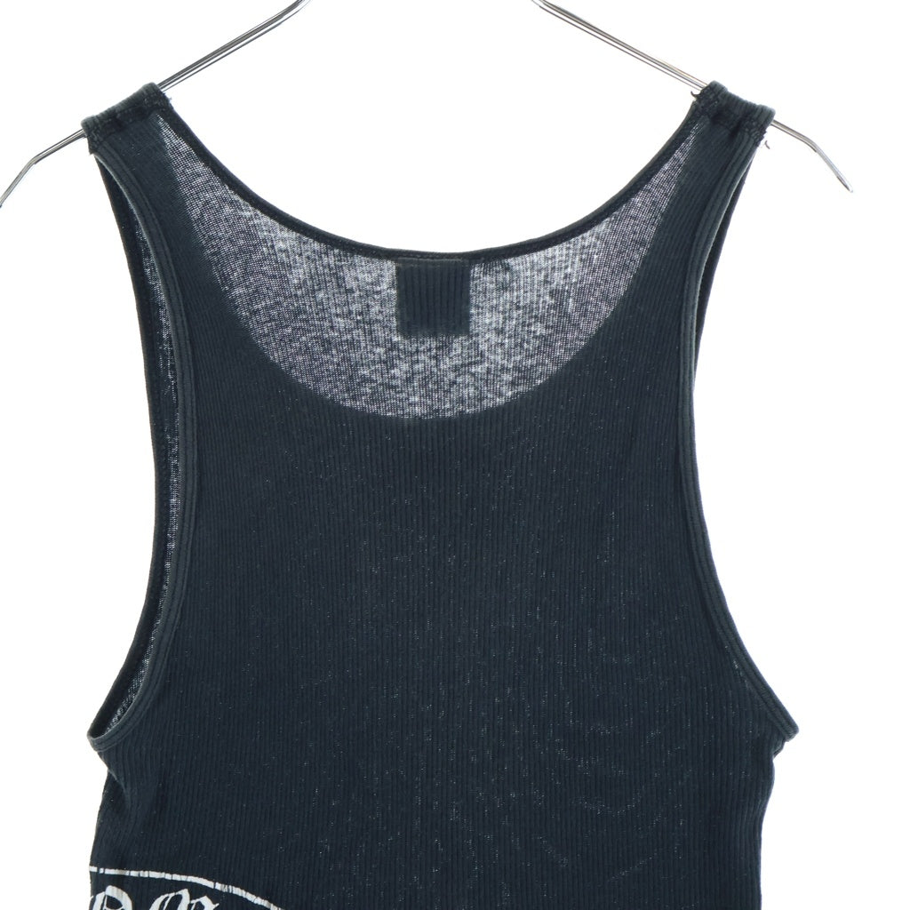 CHROME HEARTS(クロムハーツ) OLD T-BAR LOGO TANK TOP オールド Tバー プリントタンクトップ ブラック