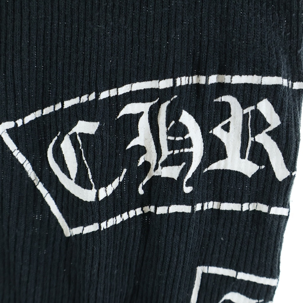 CHROME HEARTS(クロムハーツ) OLD T-BAR LOGO TANK TOP オールド Tバー プリントタンクトップ ブラック