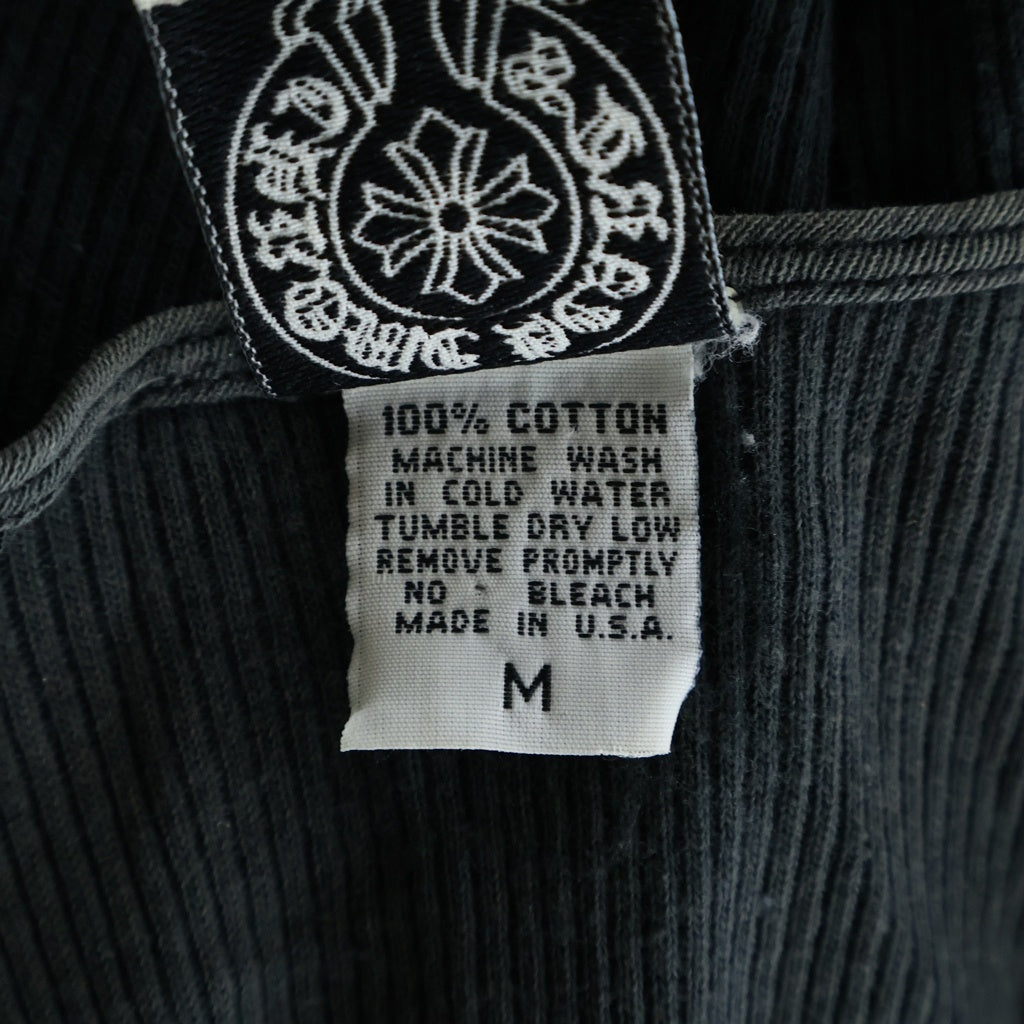 CHROME HEARTS(クロムハーツ) OLD T-BAR LOGO TANK TOP オールド Tバー プリントタンクトップ ブラック