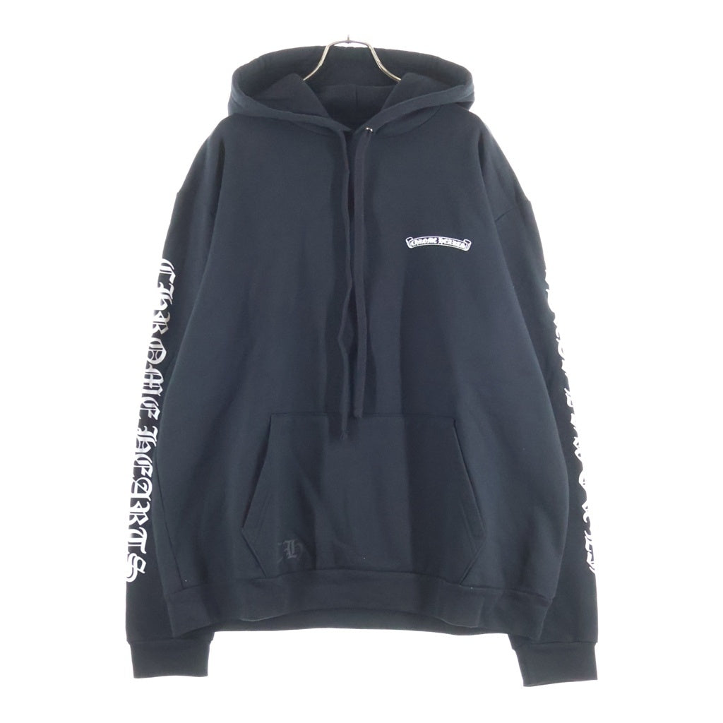 CHROME HEARTS(クロムハーツ) Back Scroll Label Pullover Hoodie バックスクロールラベル プルオーバーパーカー ブラック