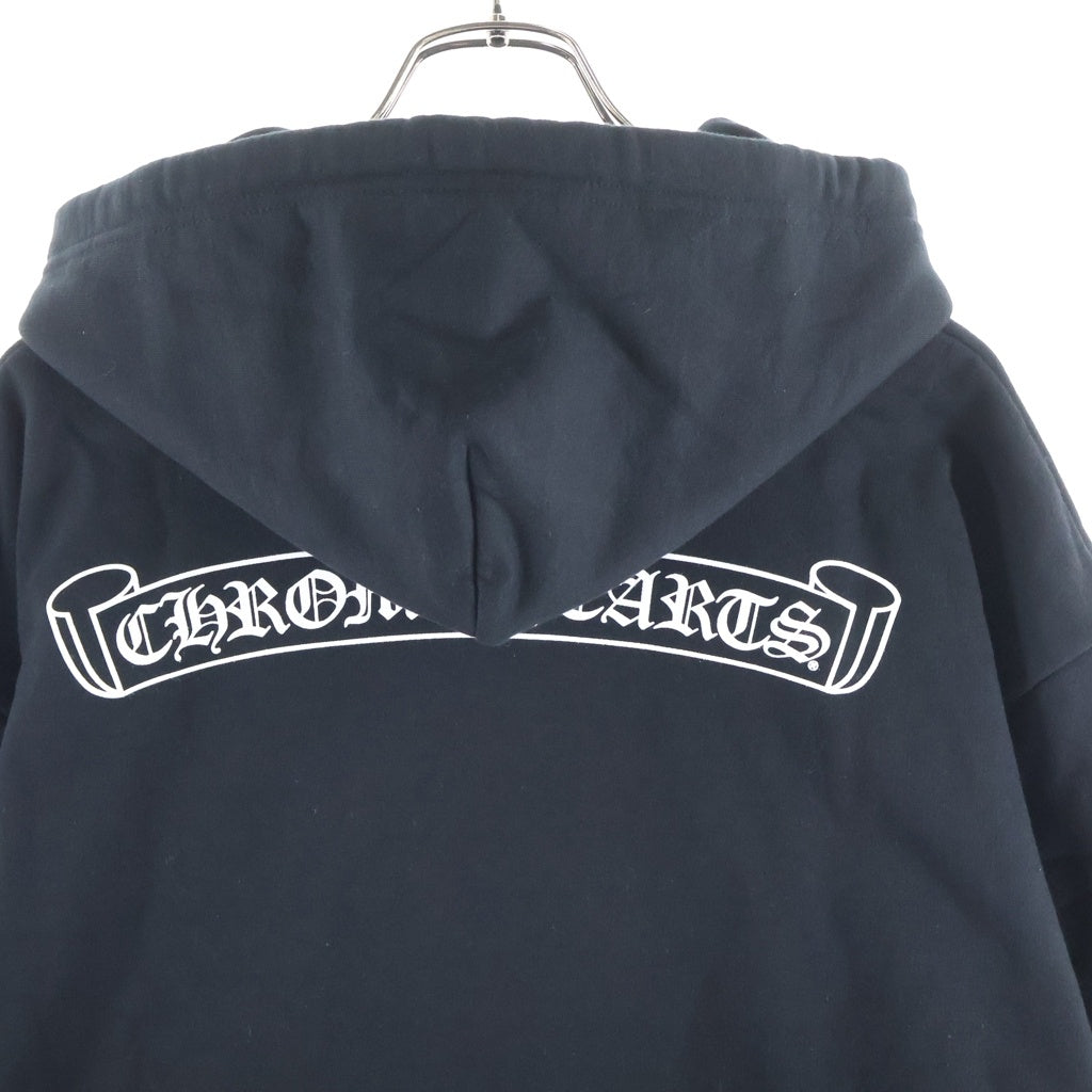 新品未使用！！クロムハーツ　スクロールラベル　パーカー　　最安値！！！ CHROME HEARTS(クロムハーツ) Back Scroll Label Pullover Hoodie