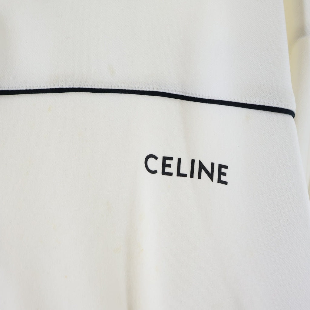 CELINE(セリーヌ) 22SS リバーシブル ルーズスウェット トラックジャケット ホワイト 2Y6541210