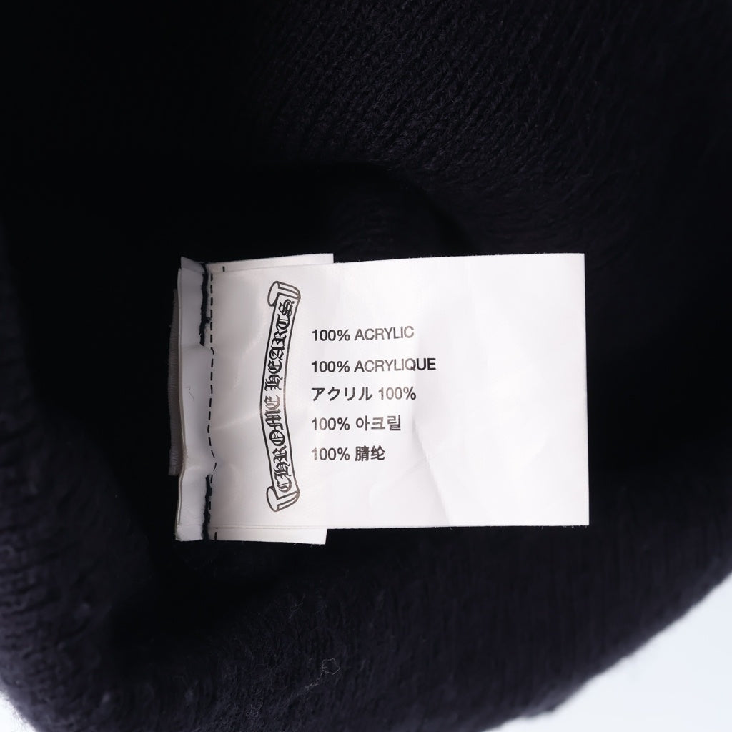 CHROME HEARTS(クロムハーツ) WATCH CAP CHロゴ刺繍 ビーニー ニット帽 帽子 ネイビー