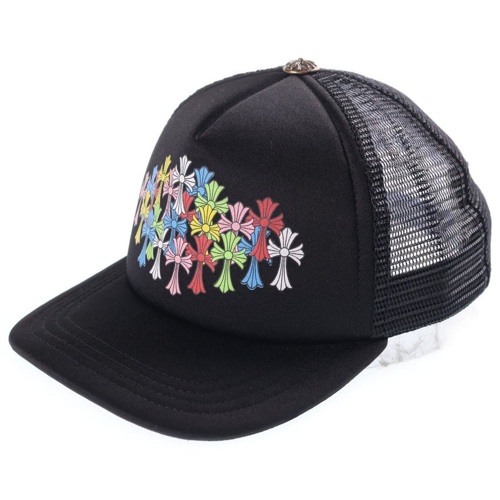 CHROME HEARTS(クロムハーツ) CEMETERY CROSS TRUCKER HAT セメタリークロストラッカー メッシュキャップ ブラック