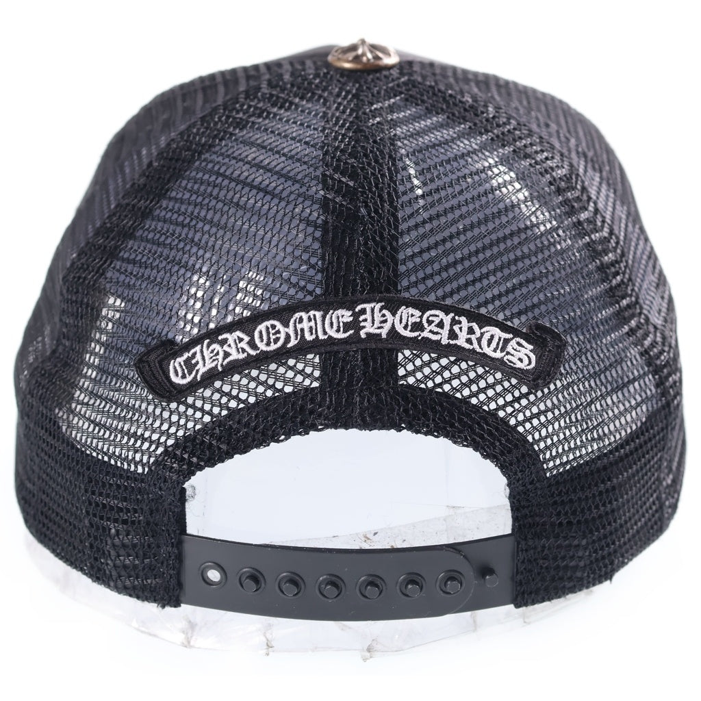 CHROME HEARTS(クロムハーツ) CEMETERY CROSS TRUCKER HAT セメタリークロストラッカー メッシュキャップ ブラック