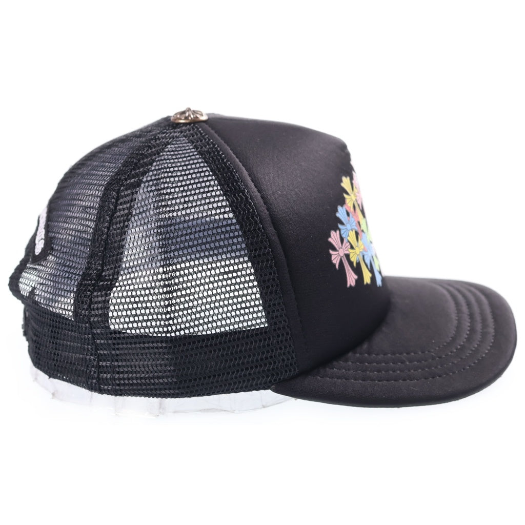 CHROME HEARTS(クロムハーツ) CEMETERY CROSS TRUCKER HAT セメタリークロストラッカー メッシュキャップ ブラック