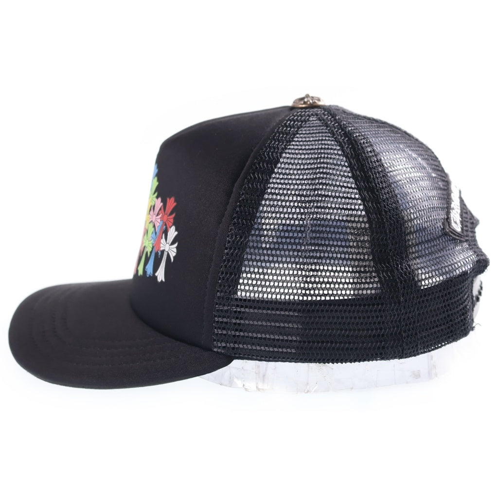 CHROME HEARTS(クロムハーツ) CEMETERY CROSS TRUCKER HAT セメタリークロストラッカー メッシュキャップ ブラック