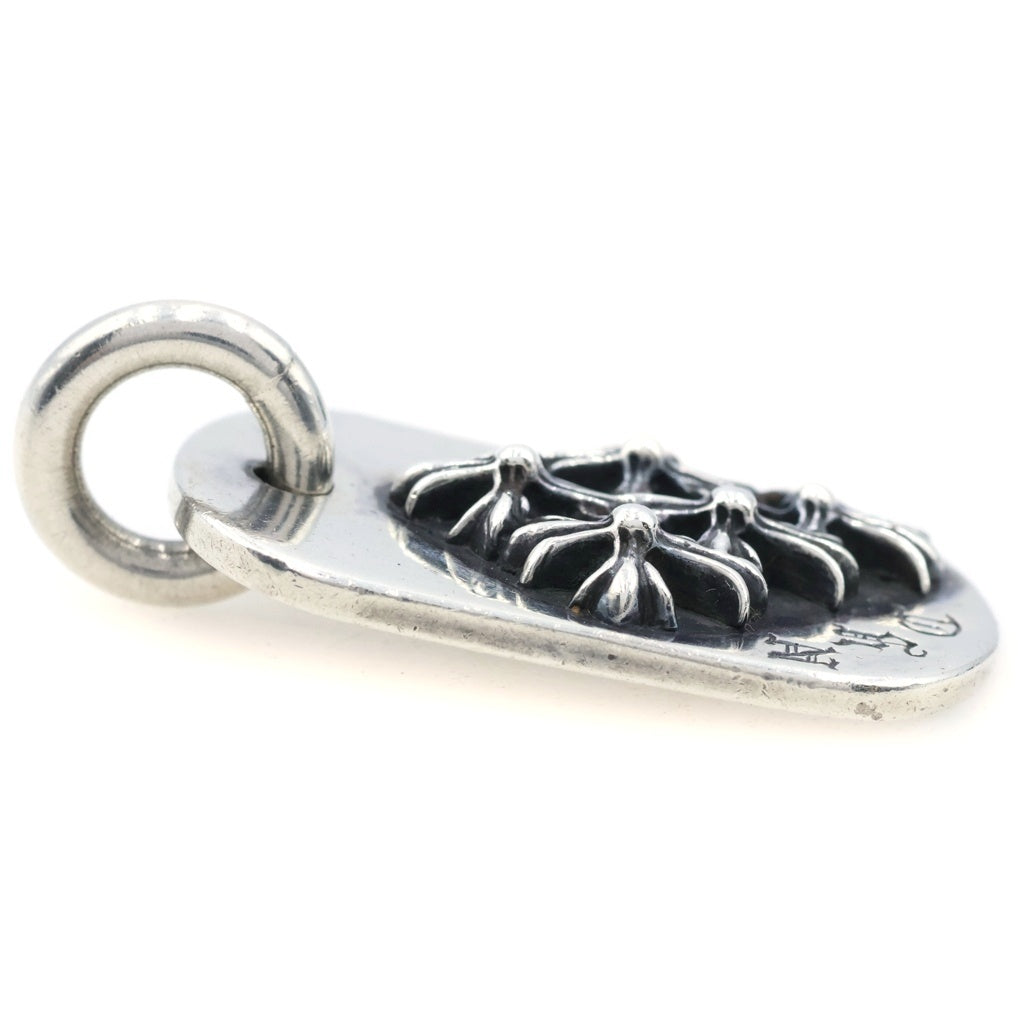 CHROME HEARTS(クロムハーツ) RAISED DOGTAG レイズドドッグタグ NYC限定 ネックレストップ シルバー