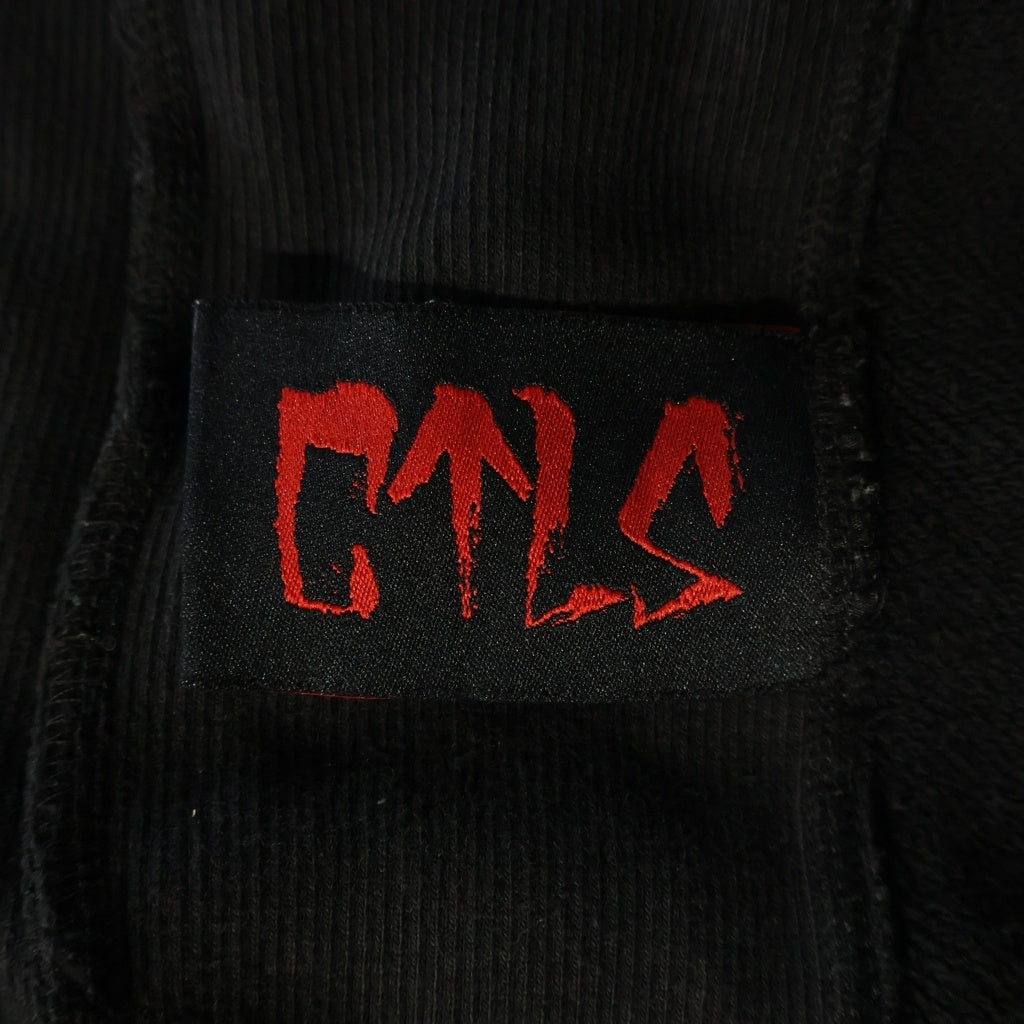 cvtvlist(カタリスト) 3D LOGO USUAL SWEAT SHIRT フロント刺繍 クルーネック スウェット ブラック
