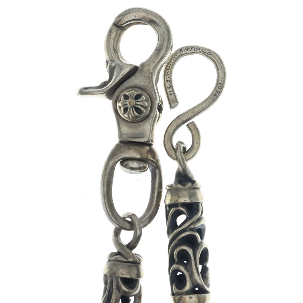 CHROME HEARTS(クロムハーツ) OLD ROLLER LONG-S/オールド 1クリップ ロングローラー ウォレットチェーン シルバー