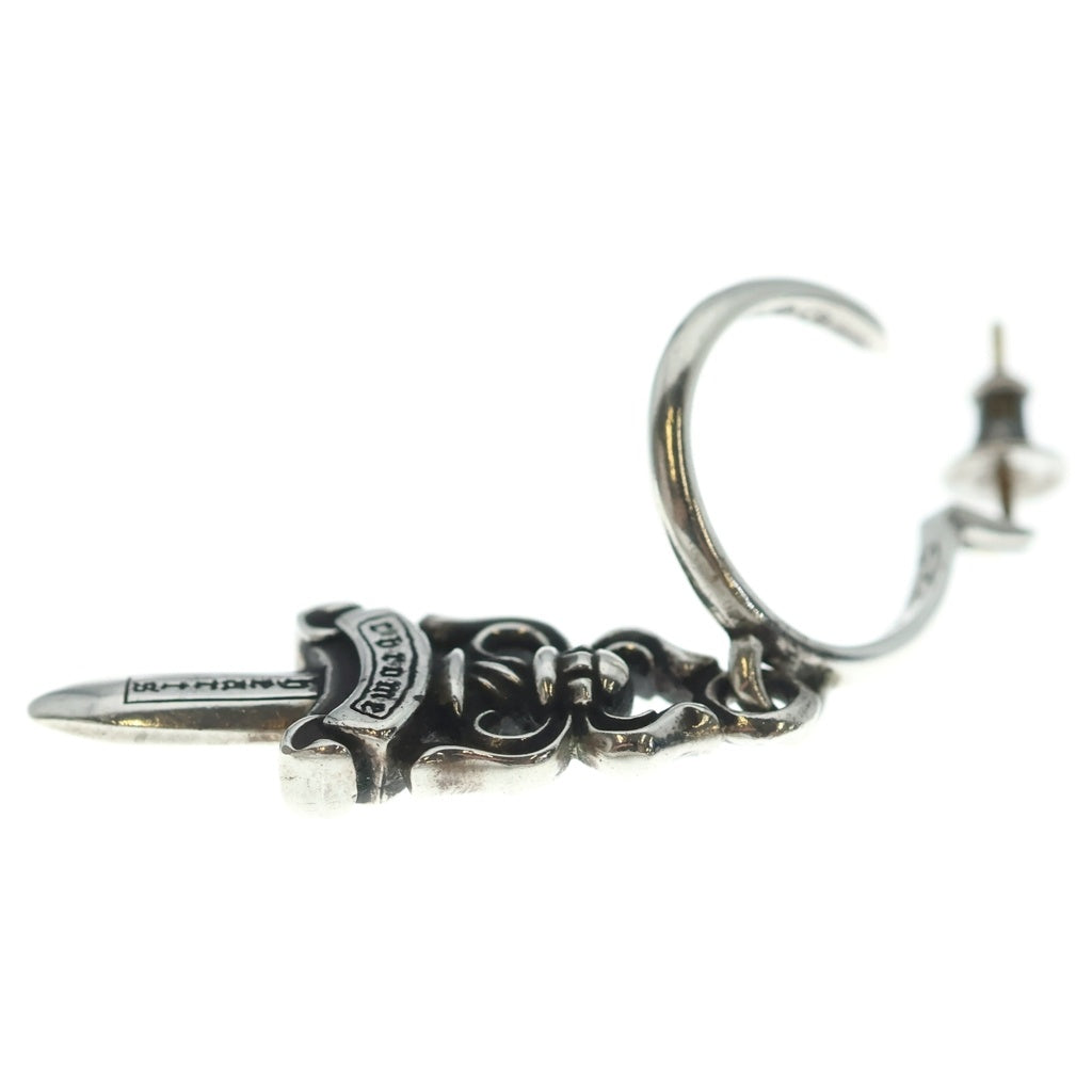 CHROME HEARTS(クロムハーツ) No5 DAGGER #5 ダガーフープ ピアス シルバー