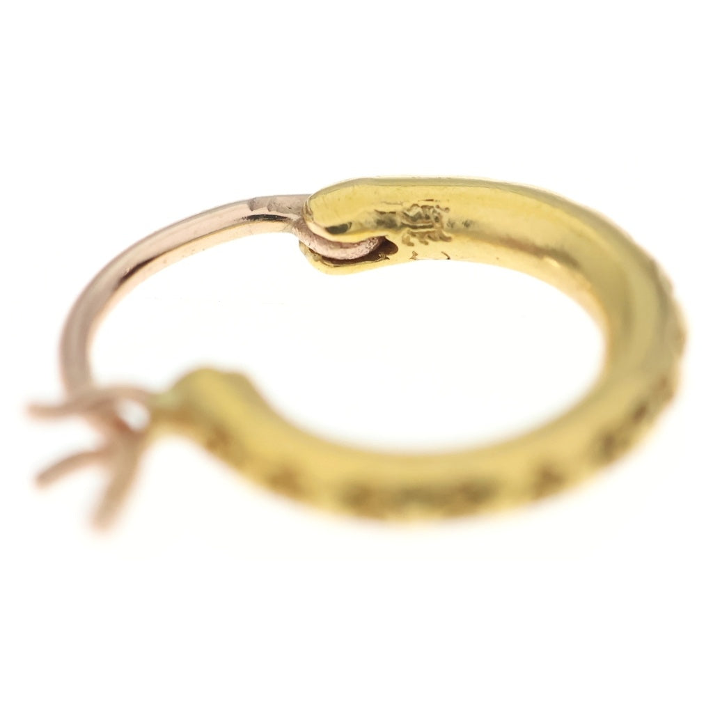 CHROME HEARTS(クロムハーツ) 22K HOOP TFL SML スモールTFLフープピアス ゴールド