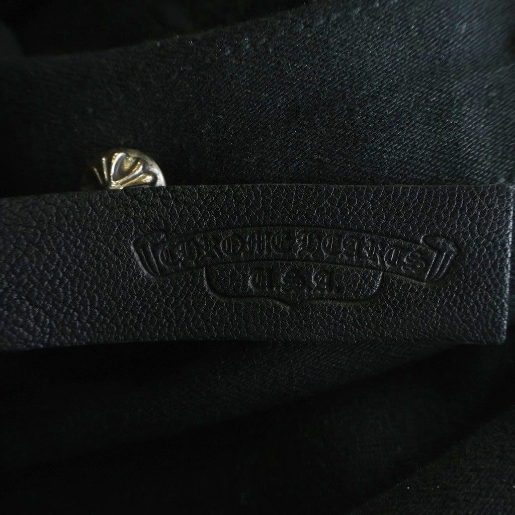 CHROME HEARTS(クロムハーツ) LAST BITE ラストバイト クロスボールボタンカバーオールデニム長袖シャツ ブラック