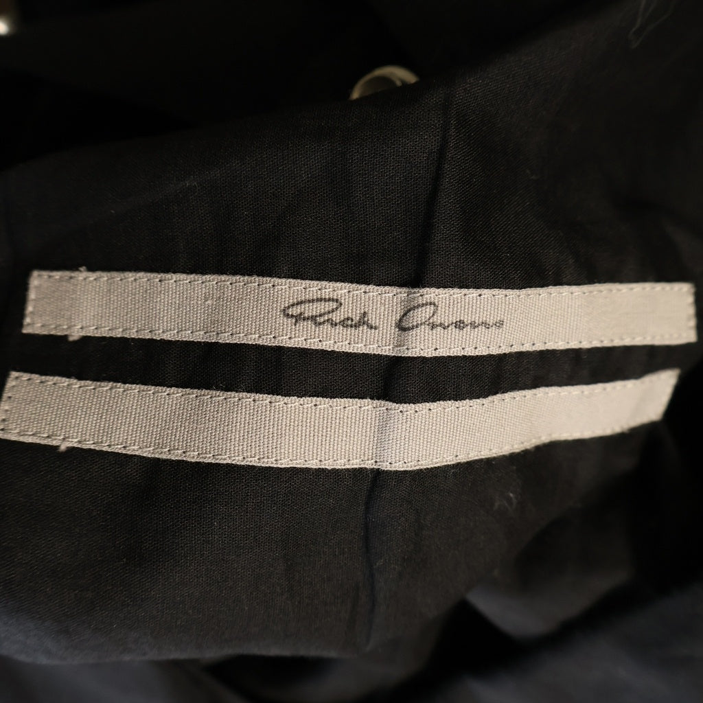 Rick Owens(リックオウエンス) FOG POCKET OUTERSHIRT フォグポケット 長袖シャツ ブラック