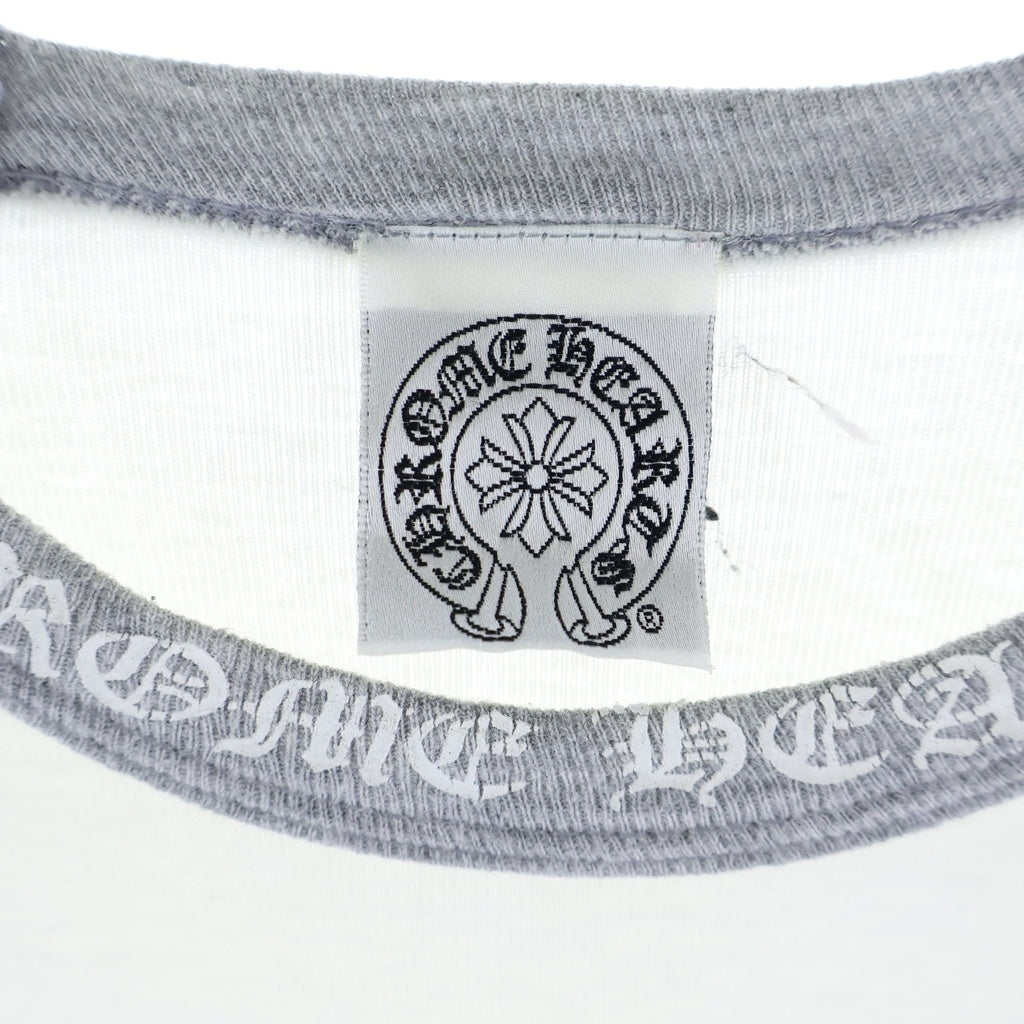 CHROME HEARTS(クロムハーツ) OLD L/S Tee オールド ロングスリーブ ラグラン 長袖Tシャツ カットソー ホワイト/グレー