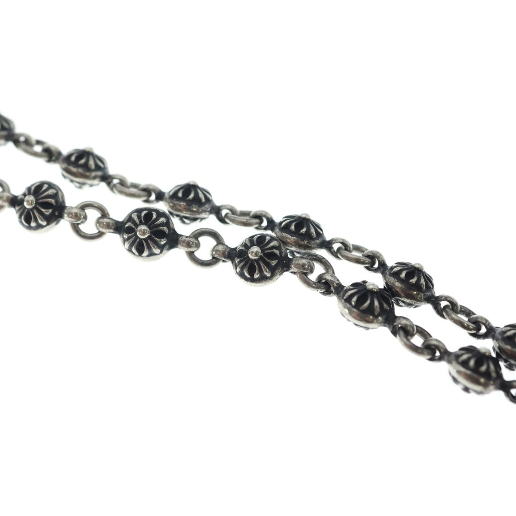 CHROME HEARTS(クロムハーツ) #1 CRSBL CHN SML CH CRS クロスボールチェーン スモールCHクロス ネックレス シルバー BCA193