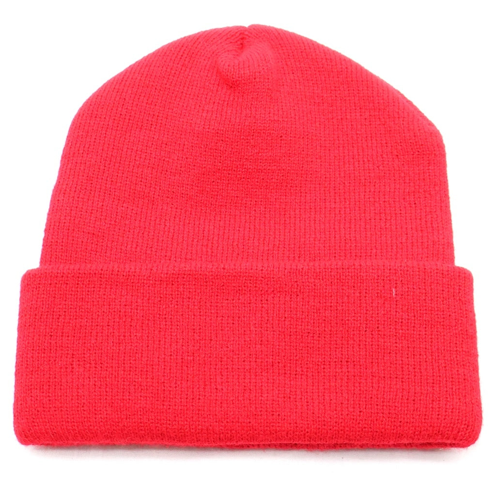CHROME HEARTS(クロムハーツ) OLD WOOL WATCH CAP オールド CHロゴ刺繍 ビーニー ニット帽 帽子 レッド
