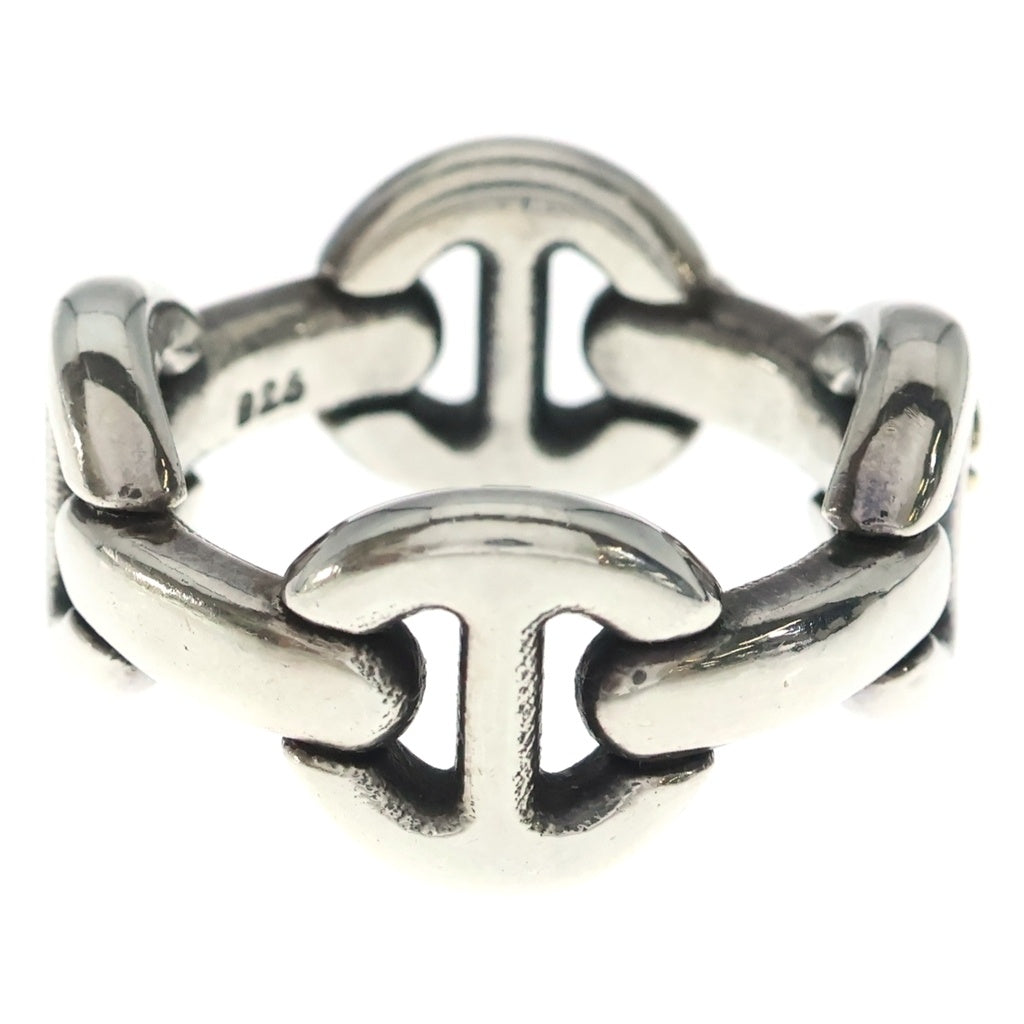 HOORSENBUHS(ホーセンブース) AFFIX QUAD LINK RING アフィックス クアッド リンク リング K18コンビ 指輪 シルバー/ゴールド