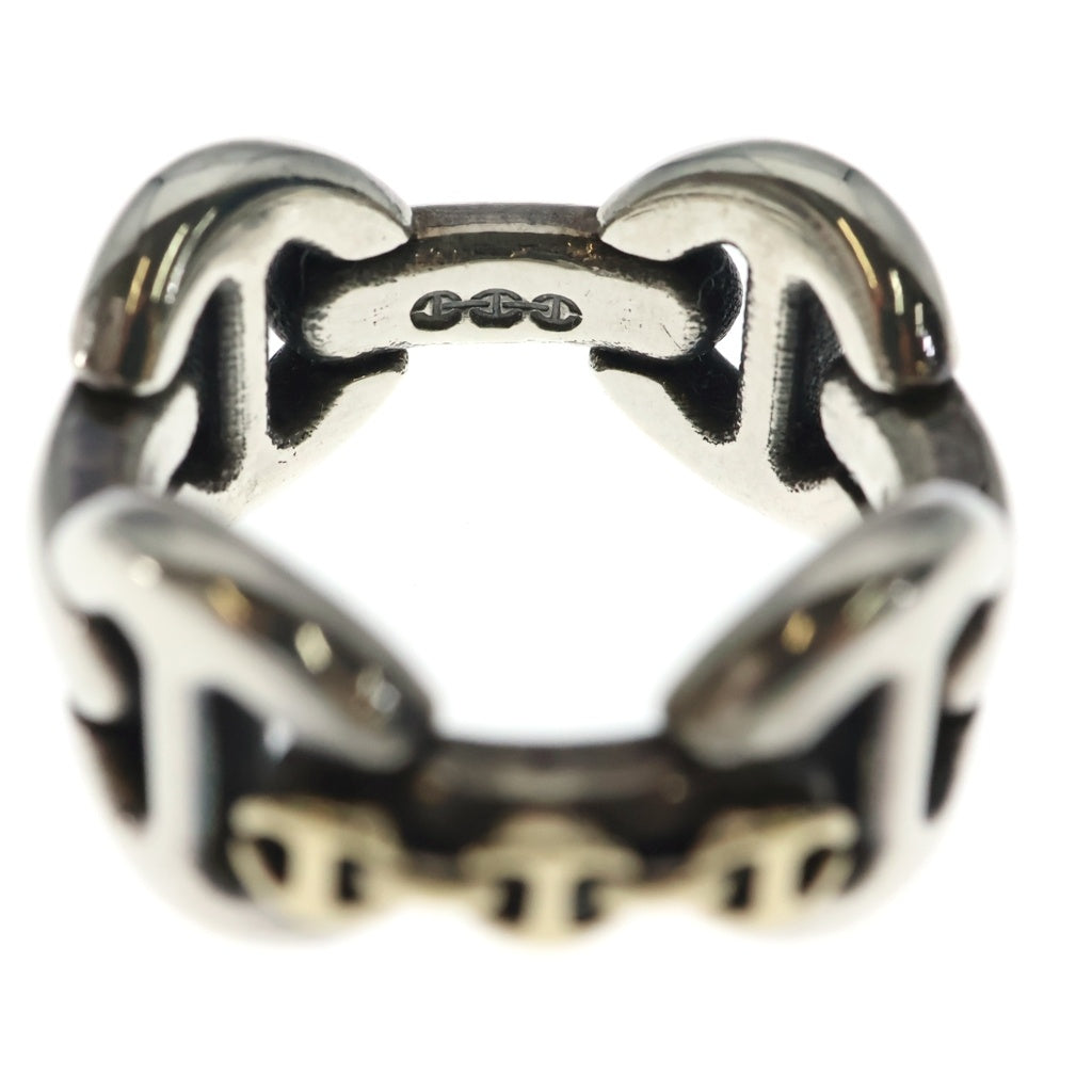 HOORSENBUHS(ホーセンブース) AFFIX QUAD LINK RING アフィックス クアッド リンク リング K18コンビ 指輪 シルバー/ゴールド