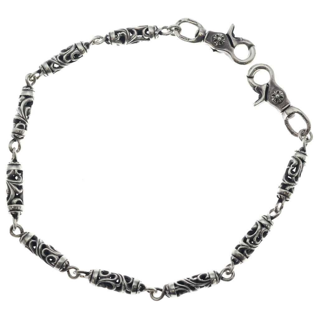 CHROME HEARTS(クロムハーツ) ROLLER LONG-T 2クリップ 9LINKロングローラー ウォレットチェーン シルバー