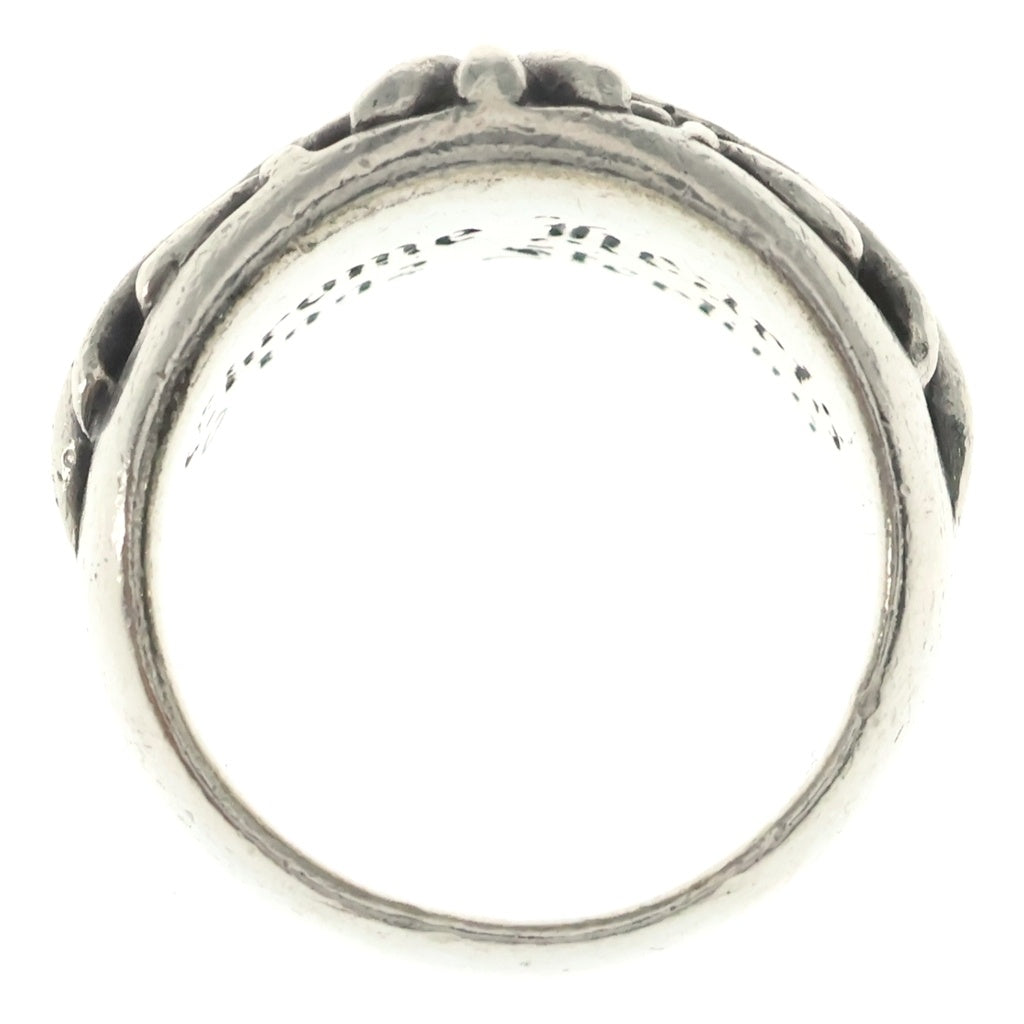 CHROME HEARTS(クロムハーツ) FLRL CRS DMND フローラルクロス アフターPAVEダイヤ シルバー
