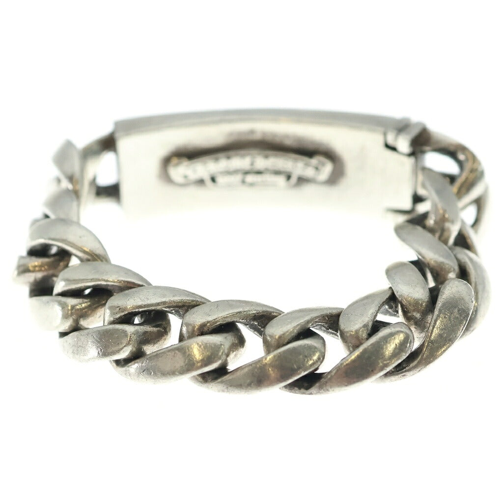 CHROME HEARTS(クロムハーツ) ID FLORAL CRS フローラルクロスIDクラシックリンク ブレスレット 11LINK シルバー BCA164