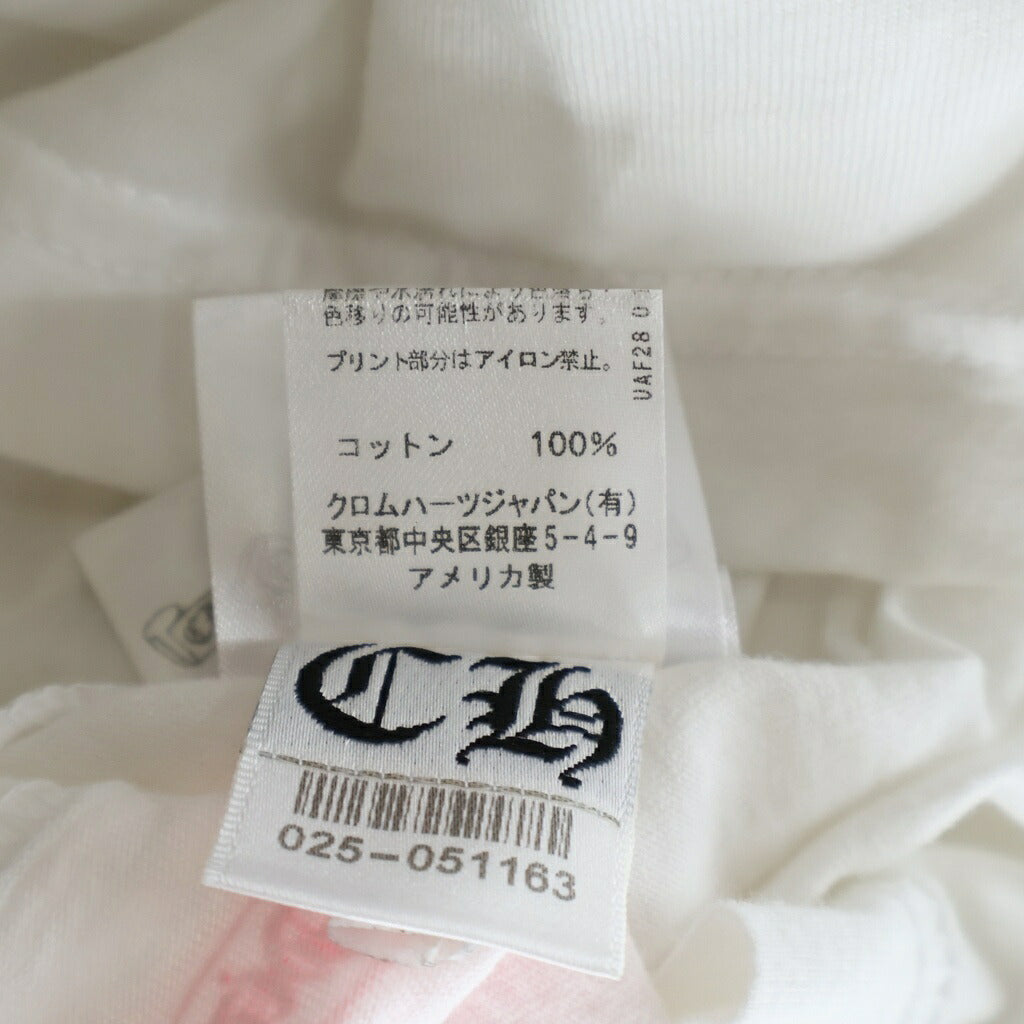 CHROME HEARTS(クロムハーツ) Made In Hollywood SS Tee メイドインハリウッド プリント 半袖カットソー Tシャツ ホワイト