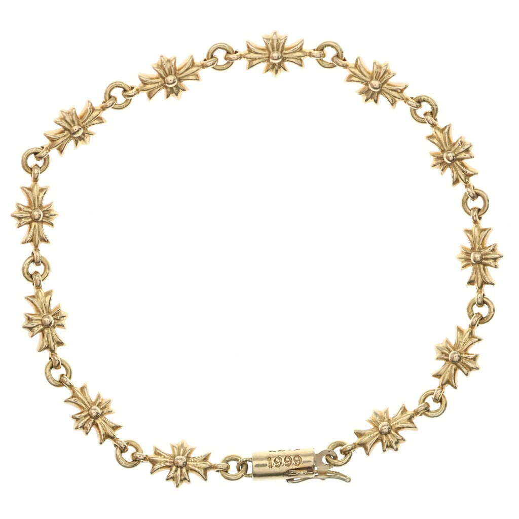 CHROME HEARTS(クロムハーツ) 22K TNY E CH PLS タイニーE CHプラス ブレスレット ゴールド BCA027