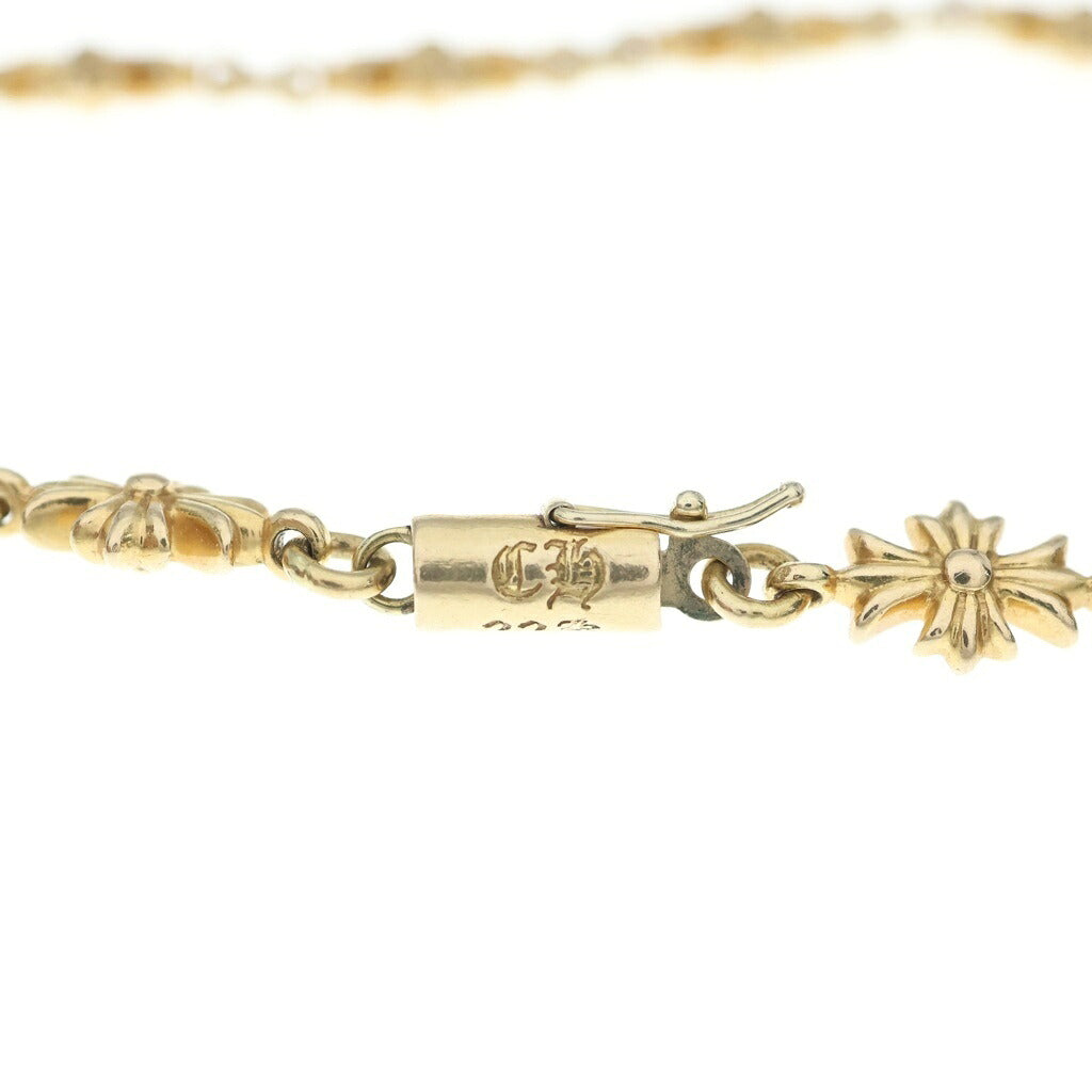 CHROME HEARTS(クロムハーツ) 22K TNY E CH PLS タイニーE CHプラス ブレスレット ゴールド BCA027