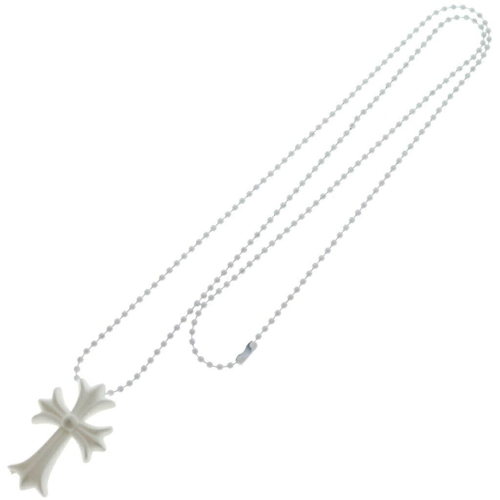 CHROME HEARTS(クロムハーツ) RUBBER CH CRS SML スモールCHクロス ラバーネックレス シリコン ホワイト