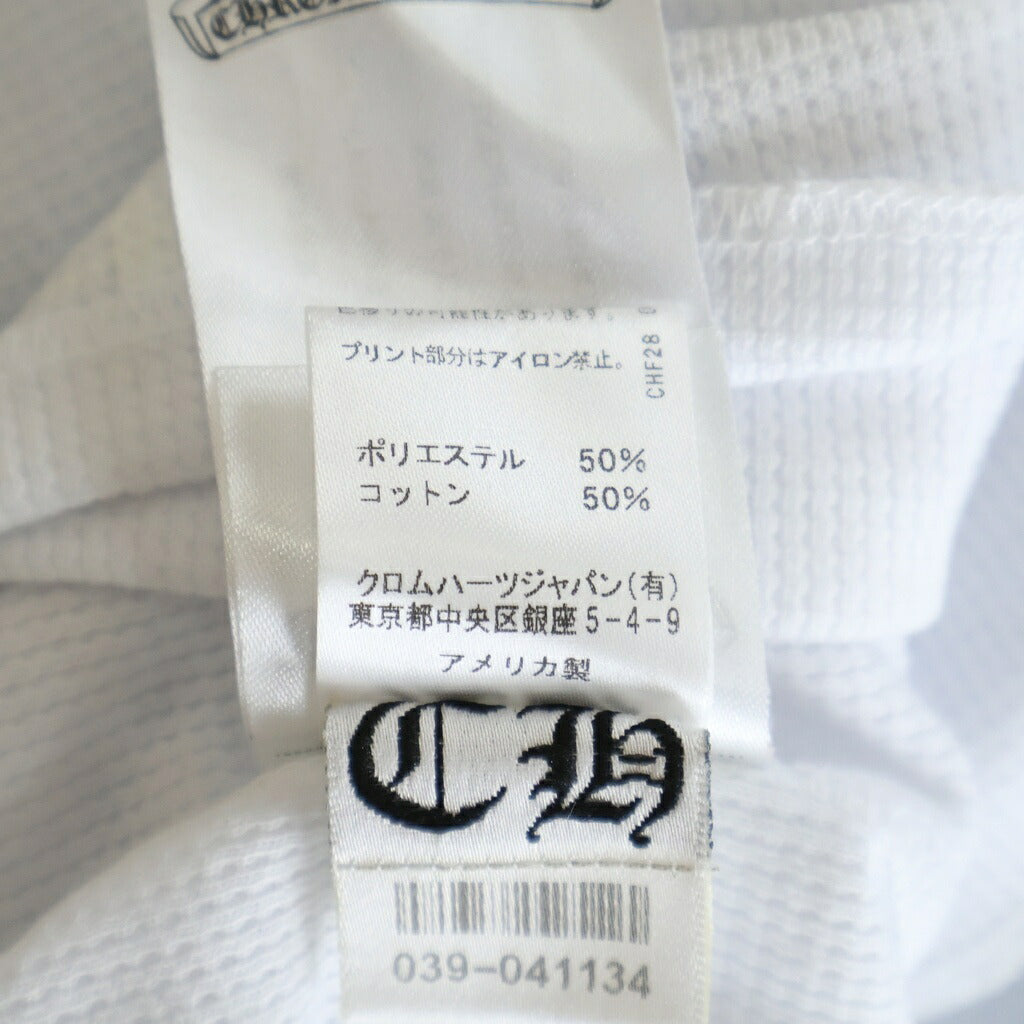 CHROME HEARTS(クロムハーツ) Thermal L S ヴァインダガープリントサーマル長袖カットソー ホワイト