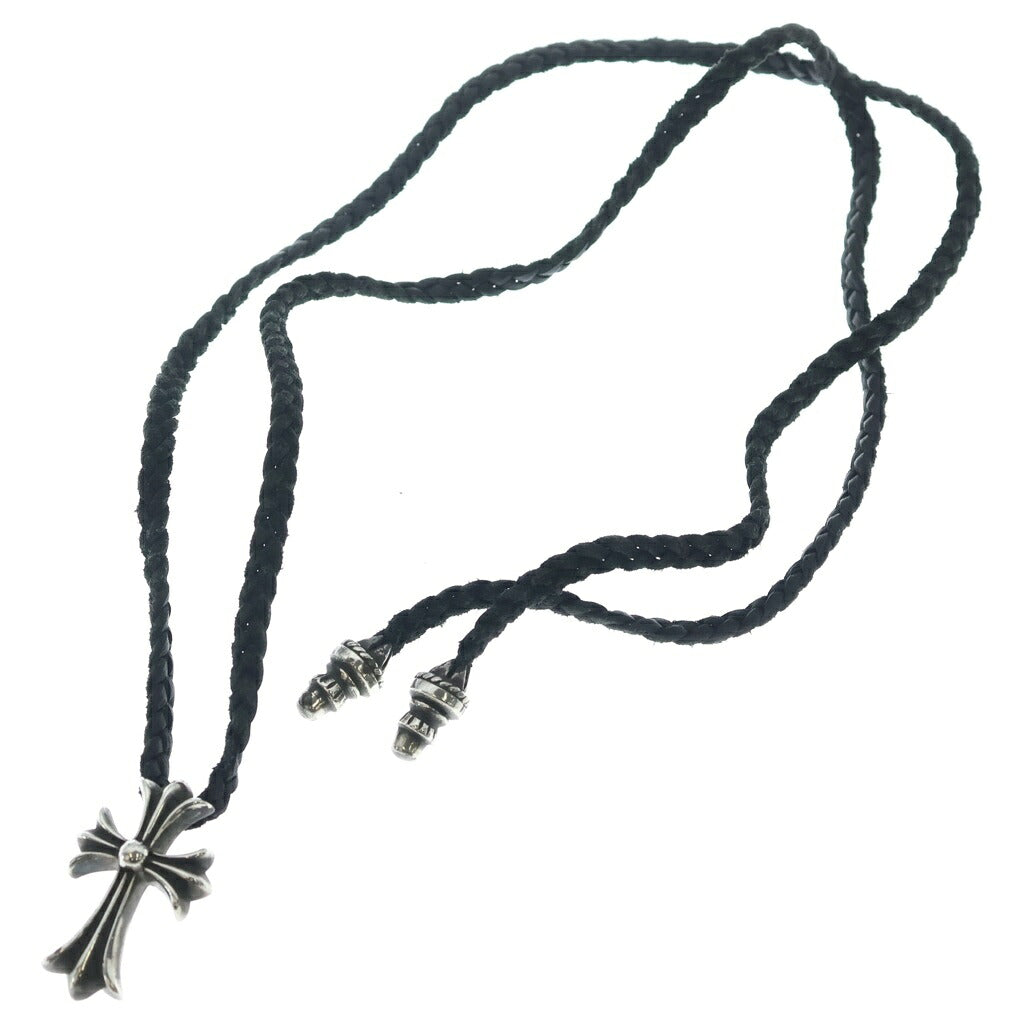 CHROME HEARTS(クロムハーツ) CH CRS SMLスモールCHクロス BC ボロチップブレイド ネックレス シルバー BCA220