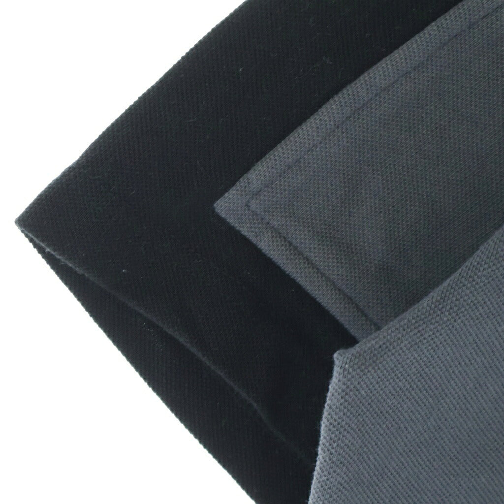 COMME des GARCONS HOMME DEUX(コムデギャルソン オムドゥ) 26SS 半袖切り替えポロシャツ DP-T014 グレー/ブラック