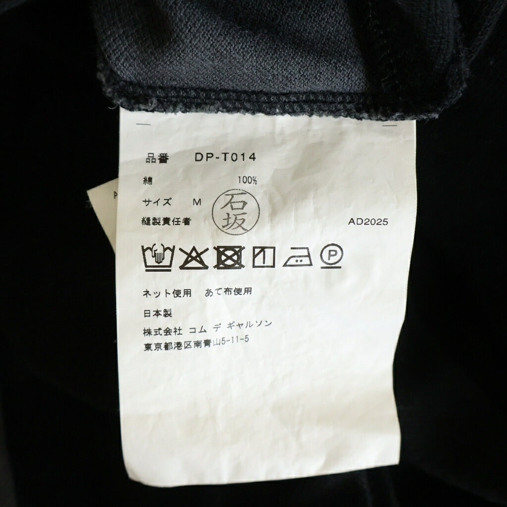 COMME des GARCONS HOMME DEUX(コムデギャルソン オムドゥ) 26SS 半袖切り替えポロシャツ DP-T014 グレー/ブラック