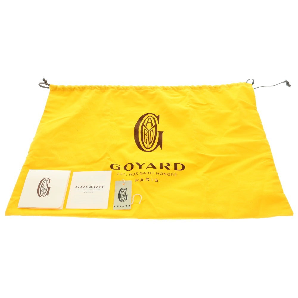 GOYARD(ゴヤール) サンルイ PM トートバック ブラック×ブラウン PVC×レザー ハンドバッグ