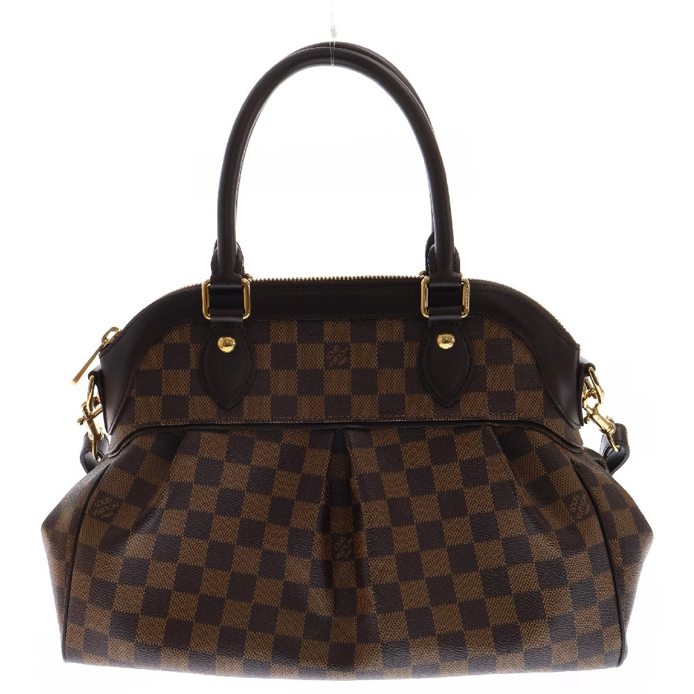 LOUIS VUITTON(ルイヴィトン) ダミエ トレヴィ PM ハンドバッグ 2wayバック ショルダーバッグ ブラウン ゴールド金具 N51997