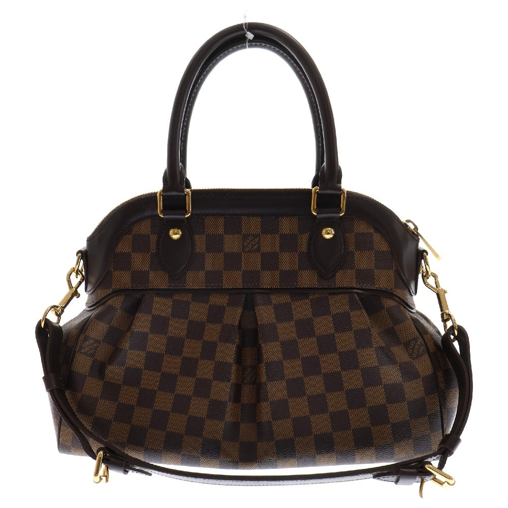 LOUIS VUITTON(ルイヴィトン) ダミエ トレヴィ PM ハンドバッグ 2wayバック ショルダーバッグ ブラウン ゴールド金具 N51997