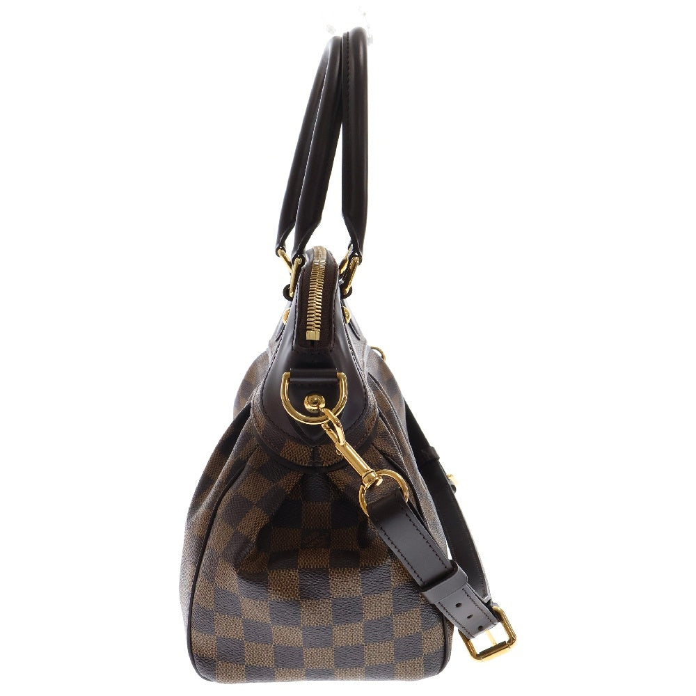 LOUIS VUITTON(ルイヴィトン) ダミエ トレヴィ PM ハンドバッグ 2wayバック ショルダーバッグ ブラウン ゴールド金具 N51997